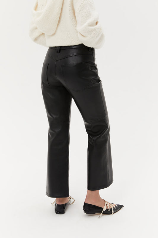 (((Sexy Butt))) leather trousers, black